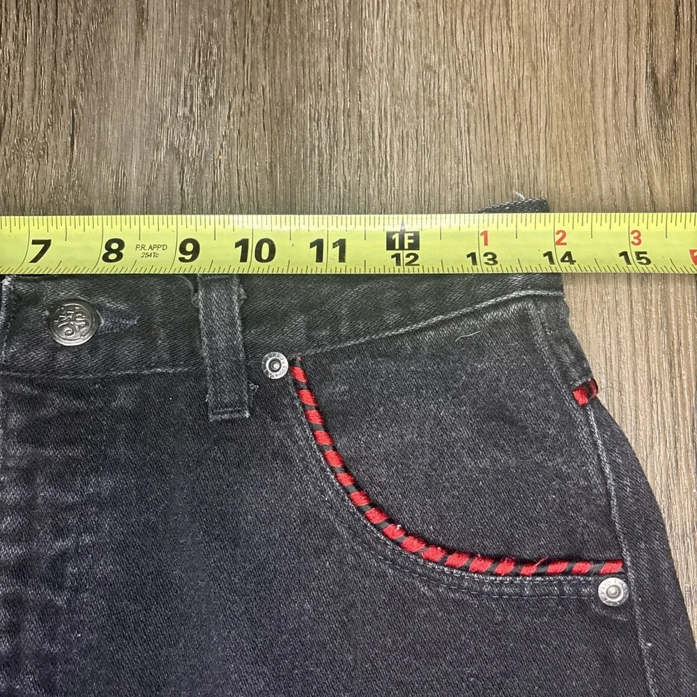 Vtg Wrangler SilverLake Jeans Women 11 (28x31) Black Bareback Western Cowgirl US